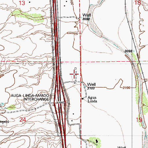 Topographic Map of Sheehy Canyon, AZ