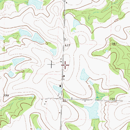 Topographic Map of Durham School (historical), GA