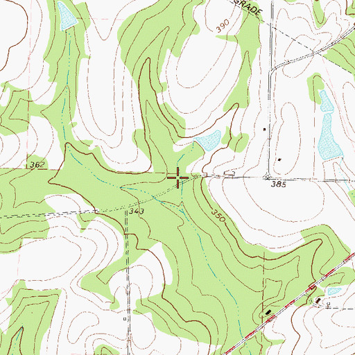 Topographic Map of Gilmore School (historical), GA