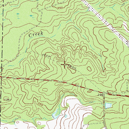 Topographic Map of High Springs (historical), GA