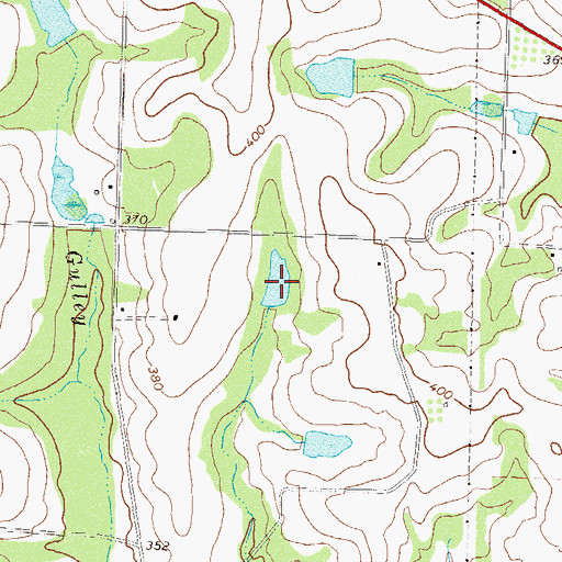 Topographic Map of Smith Pond, GA