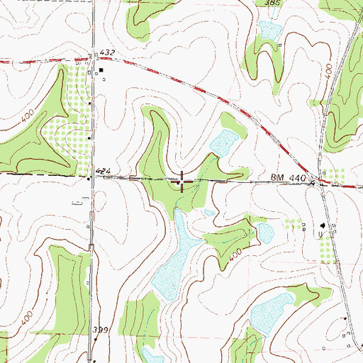 Topographic Map of Webbs Chapel (historical), GA