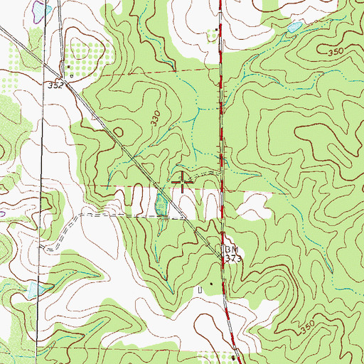 Topographic Map of Camp Sherwood, GA