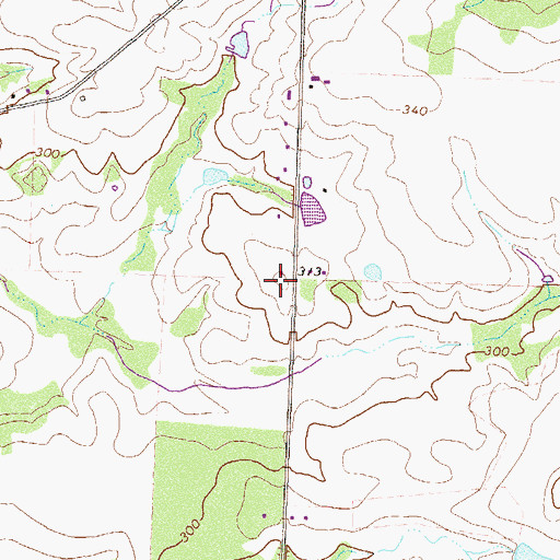 Topographic Map of Morning Star School (historical), GA