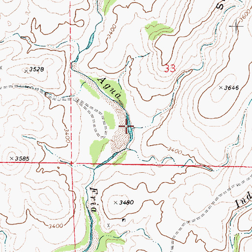 Topographic Map of Sheep Gulch, AZ