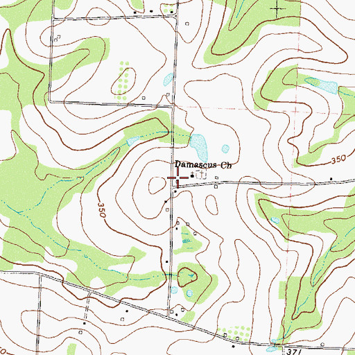Topographic Map of Willis School (historical), GA