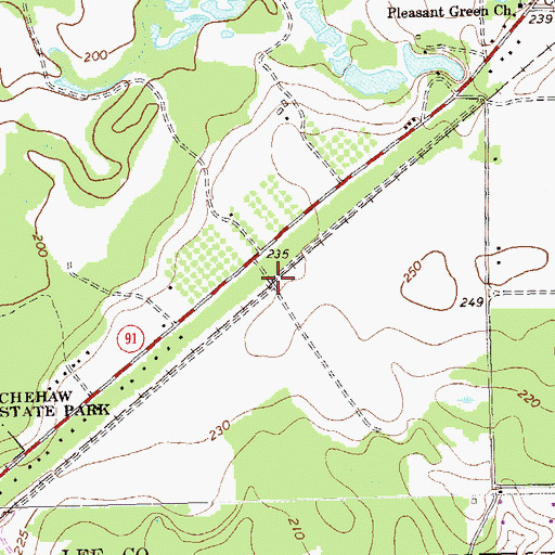 Topographic Map of Nutview (historical), GA