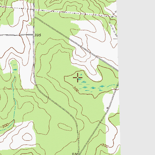 Topographic Map of Gamage School (historical), GA