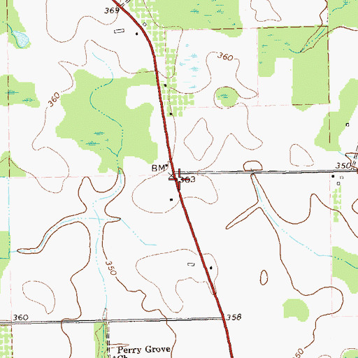 Topographic Map of Howell School (historical), GA