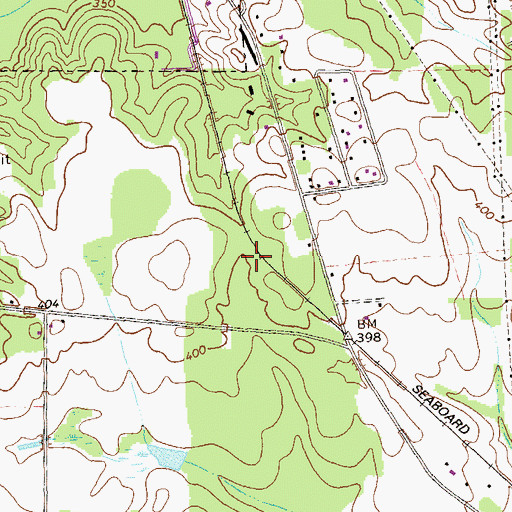 Topographic Map of Sumter County, GA