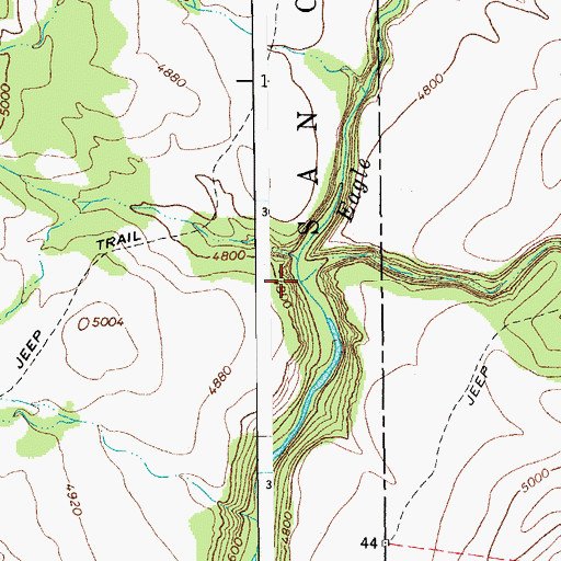 Topographic Map of Sheep Wash, AZ