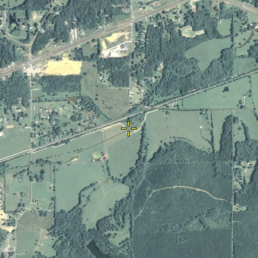 Aerial/Satellite Image of Fish Spring, GA