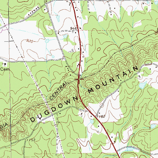 Topographic Map of Winkles (historical), GA