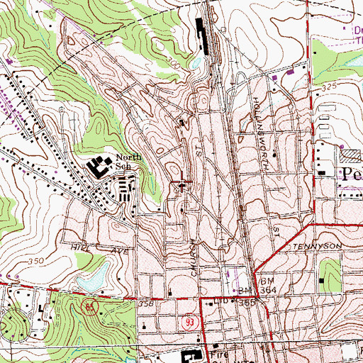 Topographic Map of Summer Hill Missionary Baptist Church, GA