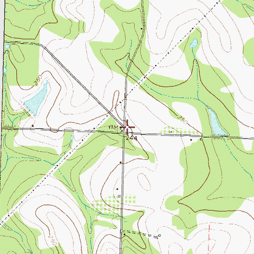 Topographic Map of McIntyre Academy (historical), GA