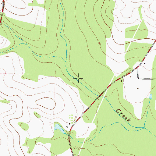 Topographic Map of Moodys Pond (historical), GA