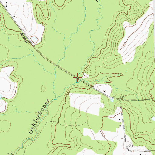 Topographic Map of Palmer Bridge, GA
