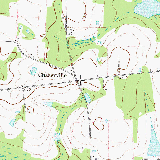 Topographic Map of Grovania School (historical), GA