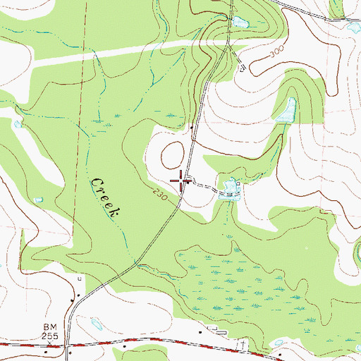 Topographic Map of Cypress Pond School (historical), GA