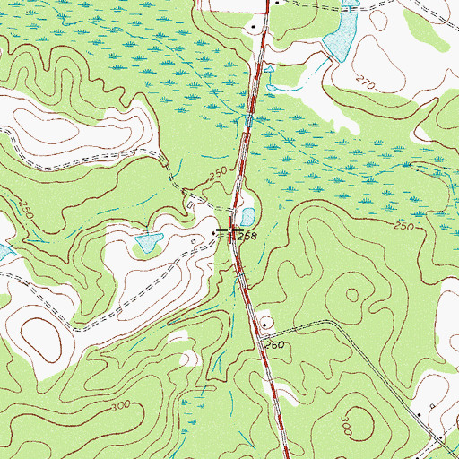 Topographic Map of Seizmo School (historical), GA