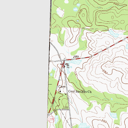 Topographic Map of Terrace (historical), GA