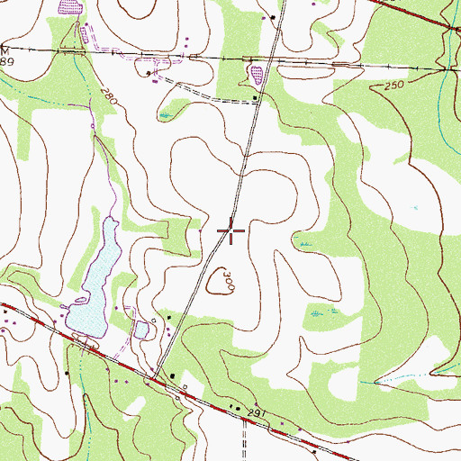Topographic Map of Union School (historical), GA