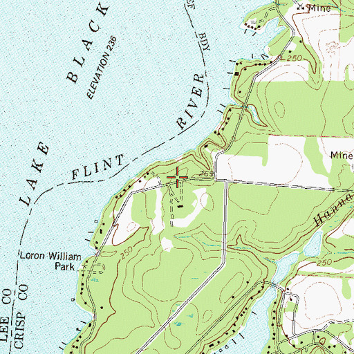 Topographic Map of Fort Early (historical), GA