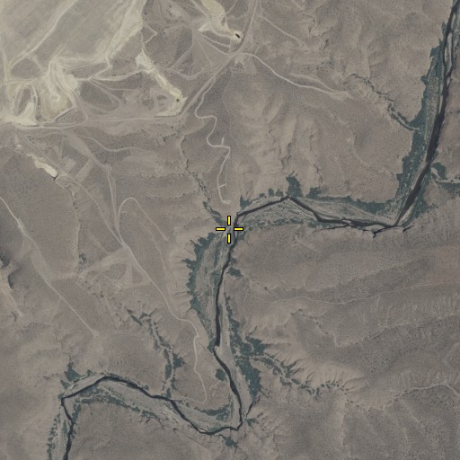 Aerial/Satellite Image of Silver Basin Creek, AZ
