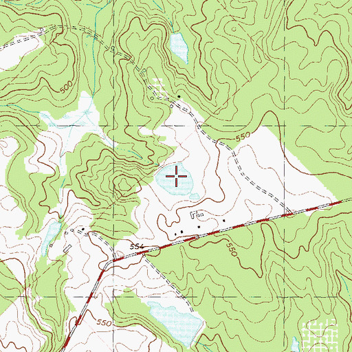 Topographic Map of Williams Lake Number One, GA