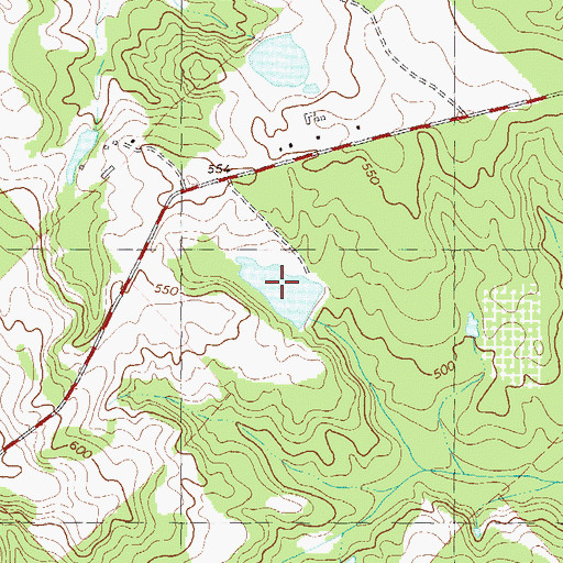 Topographic Map of Williams Lake Number Two, GA