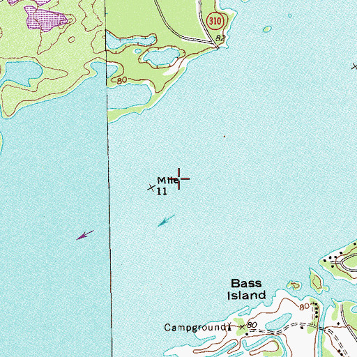 Topographic Map of Hutchinsons Ferry (historical), GA