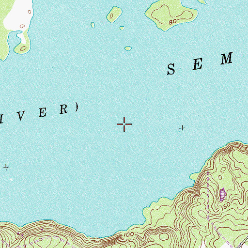 Topographic Map of Whidden Springs, GA