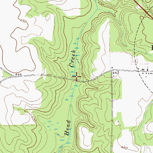 Topographic Map of Lee Mill (historical), GA