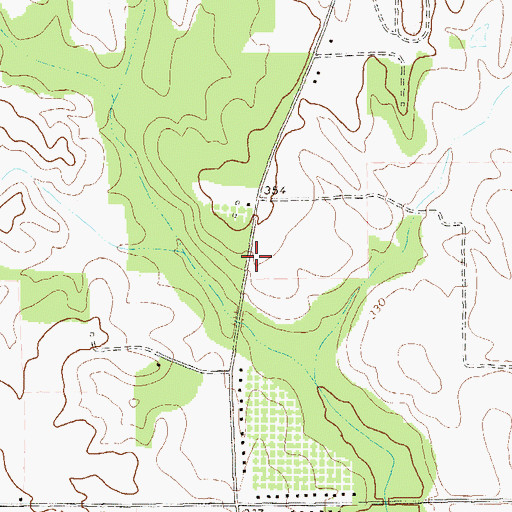 Topographic Map of Mount Temple Church (historical), GA