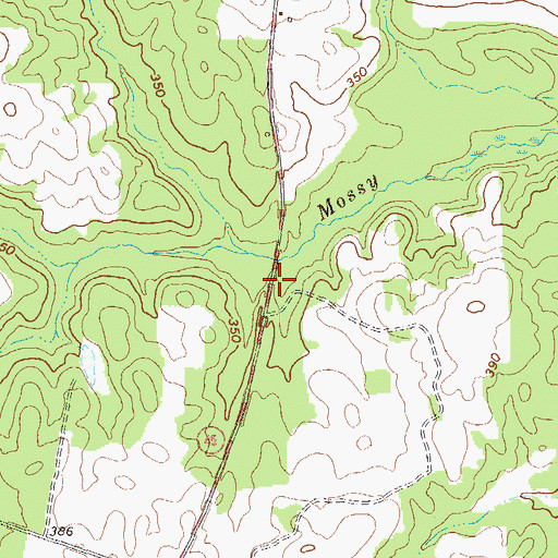 Topographic Map of Spring Hill Church (historical), GA