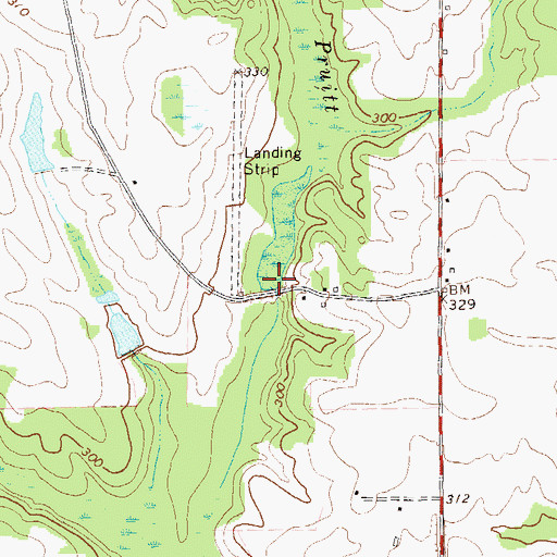 Topographic Map of Bones Mill (historical), GA