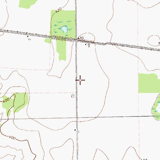 Topographic Map of Bynum Airport (historical), GA
