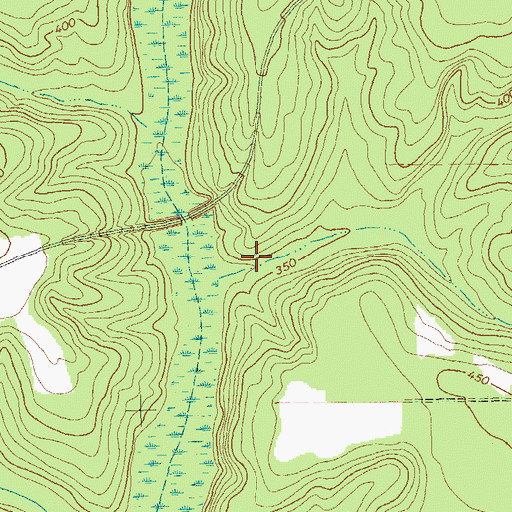 Topographic Map of Millers Mill (historical), GA