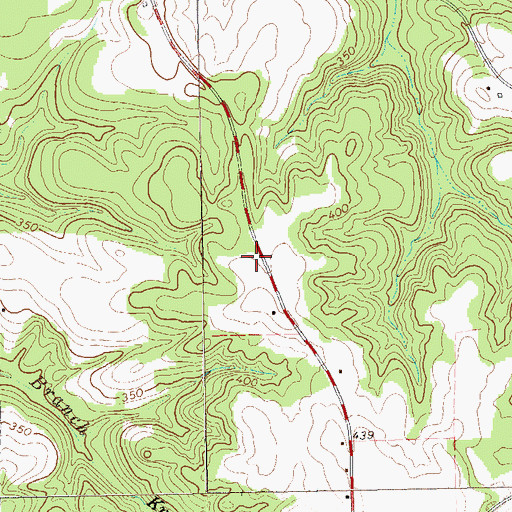Topographic Map of Pleasant Grove Church (historical), GA