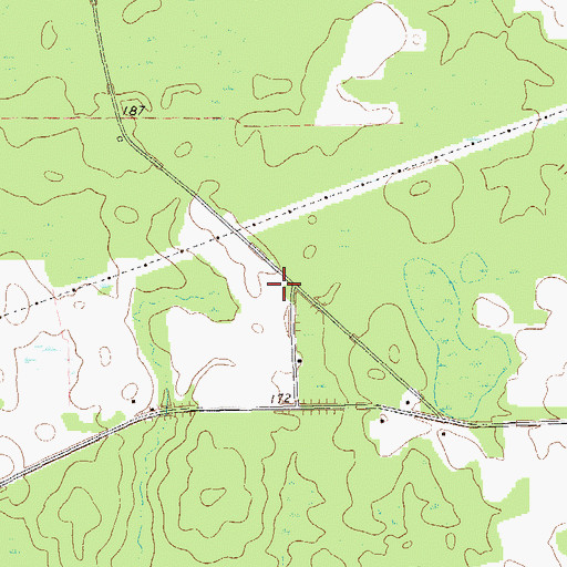 Topographic Map of Glendale School (historical), GA