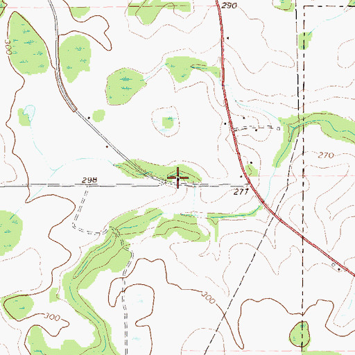 Topographic Map of Macedonia Church, GA