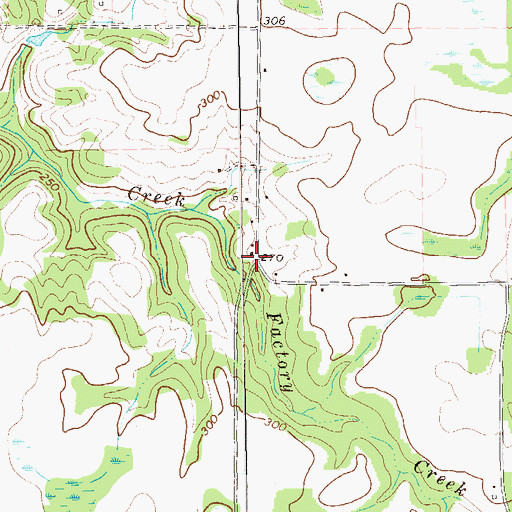 Topographic Map of Pleasant Hill (historical), GA