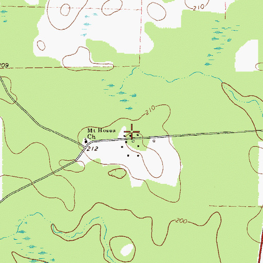 Topographic Map of Sheffield Still (historical), GA