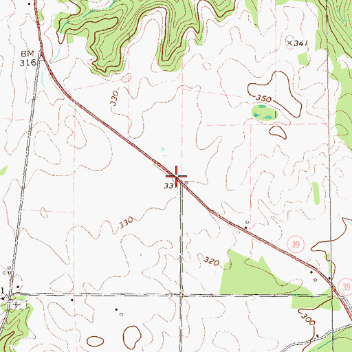 Topographic Map of Urquhart, GA