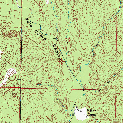 Topographic Map of Slate Creek, AZ
