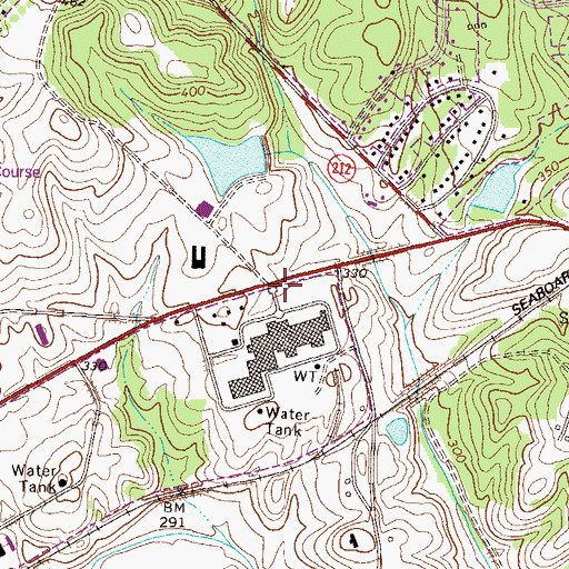 Topographic Map of Walter B Williams Junior Park, GA