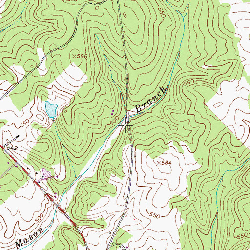 Topographic Map of Jones County, GA