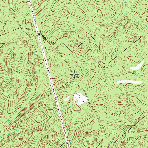 Topographic Map of Macedonia Church (historical), GA