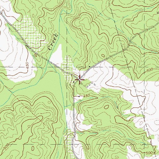 Topographic Map of Stallings (historical), GA