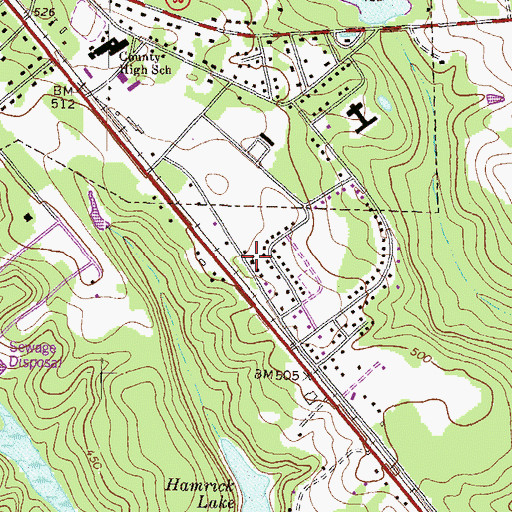Topographic Map of Church of God, GA